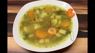 Gemüsesuppe mit Sellerie Karotte Lauch Kartoffel usw  lecker amp gesund vegan diehobbykoche [upl. by Sand]