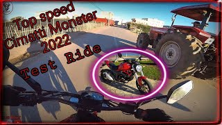 Top Speed Test Ride Cimatti Monster 2022 السرعة القصوى [upl. by Orran]