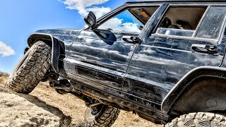 Jeep Cherokee XJ 33quot tires Off Road Flexing [upl. by Kipp]