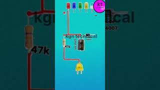 220v LED glow Circuit diagram shorts [upl. by Norraj159]