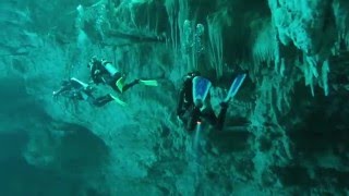 The Pit Cenote Diving in Mexico [upl. by Edualc]