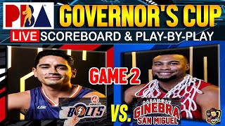 GINEBRA VS MERALCO GAME 2 PBA LIVE PLAYBYPLAY REACTION [upl. by Attelrahc968]