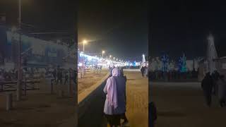 Blackpool illuminations Tram Lights Promenade busy October 2024 [upl. by Georgi180]