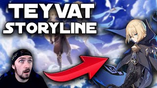 New Players Brain Hurts Reacting To Teyvat Storyline  Genshin Impact [upl. by Itoyj]