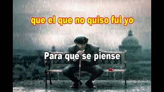 LLORANDO BAJO LA LLUVIA ACUSTICO BRONCO KARAOKE [upl. by Apoor]