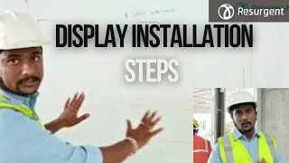 Display Installation Explained in Kannada  How to Install Display Explained  Resurgent A V [upl. by Gnes]