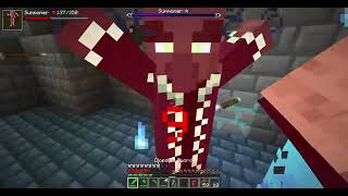 The Summoner Boss Fight  Defeat Blue Skies Mod Part 1  Minecraft Mobs Battle [upl. by Nagear223]