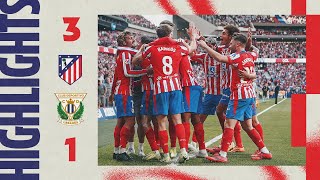 HIGHLIGHTS  Atlético de Madrid 31 Leganés  LaLiga  Jornada 10  Temporada 20242025 [upl. by Lib896]