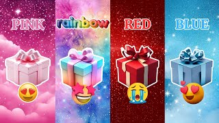 Choose your gift 🎁💝🤩 4 gift box challenge  3 good and 1 bad quiz chooseyourgift [upl. by Ardnasirhc454]