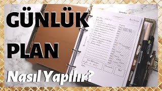 GÜNLÜK Planımı Nasıl Yapıyorum  Ajanda Kullanımı [upl. by Nnyleimaj134]