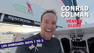 Vendée Globe  Life onboard  Days 1 to 3 [upl. by Annaek902]