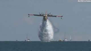 Water Bomber Cl415 From CIAS Toronto videos [upl. by Aronael]