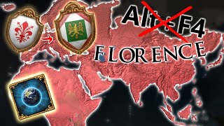 Florence World Conquest  NO CULTURE SHIFT  NO ALT F4 EU4 137 [upl. by Dehlia]