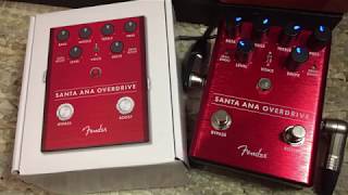 Fender Santa Ana Overdrive Demo sounds at 136 [upl. by Salohcin]