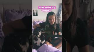 Girl and a dog fyp shorts short viralshorts subscribe shortsvideo shortsviral singer share [upl. by Galateah]