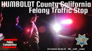 Humboldt County California Felony Traffic Stop [upl. by Redliw]