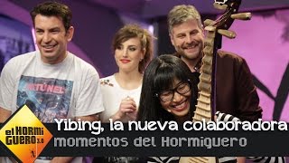 Yibing la nueva colaboradora nos enseña cómo hacer caca en el campo  El hormiguero 30 [upl. by Devora]