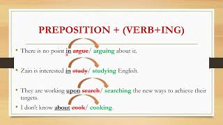 PREPOSITIONG  VERBING [upl. by Irrehs]