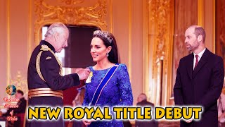 Catherine HONOURED with New PRESTIGIOUS ROYAL TITLE from King Charles But She MISSED… [upl. by Verger937]