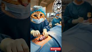 A successful operation of doctor cat🥰🥰📛📛 shorts viralvideo trendingshorts ytshorts [upl. by Sessler]