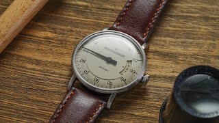 An Attractive Watch With One Hand At a Great Size  MeisterSinger Vintago Review 38 mm [upl. by Lein]