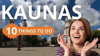 Top 10 Things To Do In Kaunas  Lithuania 2023  TravelGuide [upl. by Atilam]