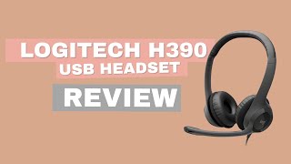 Logitech H390 USB Headset Review  The Essential Work From Home Headset [upl. by Sydalg]