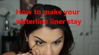 How to Make Your Waterline Liner Stay [upl. by Xonnel]