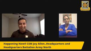 CSM Joy Allen HHBN CSM ARNORTH 5th Army [upl. by Akerue]