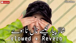 Shala Pyar Kise Naal Na Hove  Slow Reverb  Fiza Ali  New Saraiki Song  TikTok Trending Song [upl. by Asnarepse]