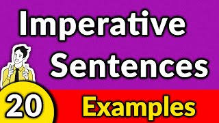 Imperative Sentences in English Grammar Examples by Rohit  Grammar 10th Class [upl. by Sirrep858]