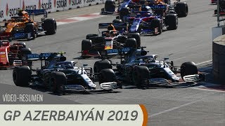 Resumen del GP de Azerbaiyán  F1 2019  Víctor Abad [upl. by Haceber477]