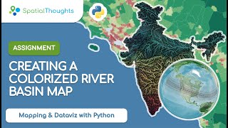 Assignment Creating a Colorized River Basin Map  Mapping and Data Visualization with Python [upl. by Penrod]