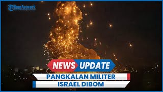 Serangan Hizbullah Targetkan Pangkalan Militer di Pusat Kota Israel Meledak dan Terbakar [upl. by Aissela]