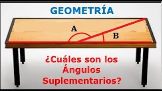 ¿Cuáles son los ángulos Suplementarios [upl. by Tnomad]