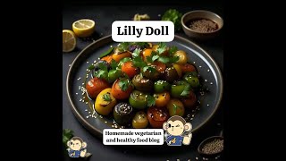 Food vlog with Lilly Doll  Today Thali [upl. by Nhguavad203]