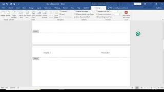 How to add header and footer to a Microsoft Word document [upl. by Artek309]