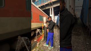 Refilling water in LHB coach AC 1st class  Train watering system shorts train indianrailways [upl. by Airahcaz]