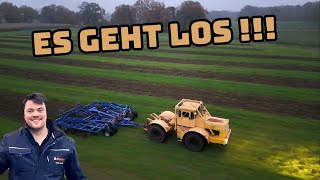 Wir testen das Lenksystem am K700A  Kirovets x 62 Meter Köckerling Vector  Farmvlog 160 [upl. by Chandless]