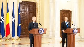 NATO Secretary General with the President of Romania Klaus Iohannis 31 JAN 2019 [upl. by Martin]