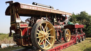 Steam Traction Engines at Haddenham Rally 2023 [upl. by Newfeld]