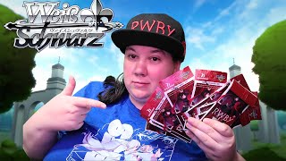 Opening RWBY Weiss Schwarz Packs [upl. by Richey]