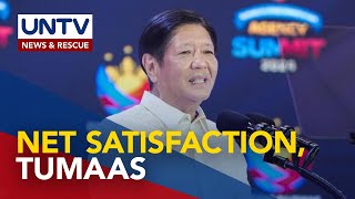 Net satisfaction ratings ng PBBM admin para sa 2nd quarter 2024 tumaas—SWS survey [upl. by Eutnoj851]