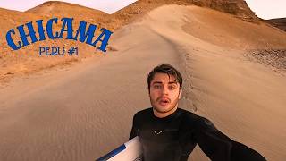 PERDIDO NO DESERTO NO PERU  SURF POV [upl. by Sillaw]