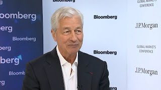 Jamie Dimon Warns of ‘A Lot of Inflationary Forces’ [upl. by Nitsua]