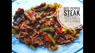 Beef Pepper Steak  Beef Easy Recipe  Kitchen Wizard [upl. by Jessa]