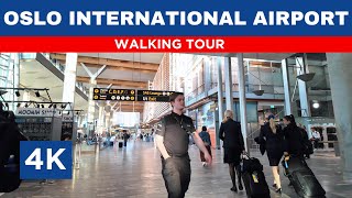 Oslo Airport Norway  Gardermoen Airport OSL International Airport  Walking Tour Oslo Airport [upl. by Ecarret124]