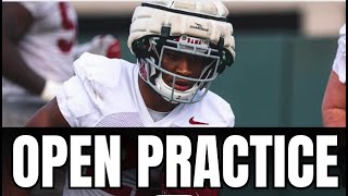 Alabama Crimson Tide Footballs Open Practice [upl. by Bertie]