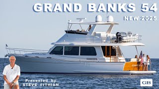 2025 model Grand Banks 54 NEW Walkthrough with Steve Fithian  FLIBS 2024 [upl. by Cheryl163]