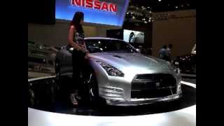 2012 부산국제모터쇼 닛산 GTR 레이싱 모델 김민채 [upl. by Sivatnod]